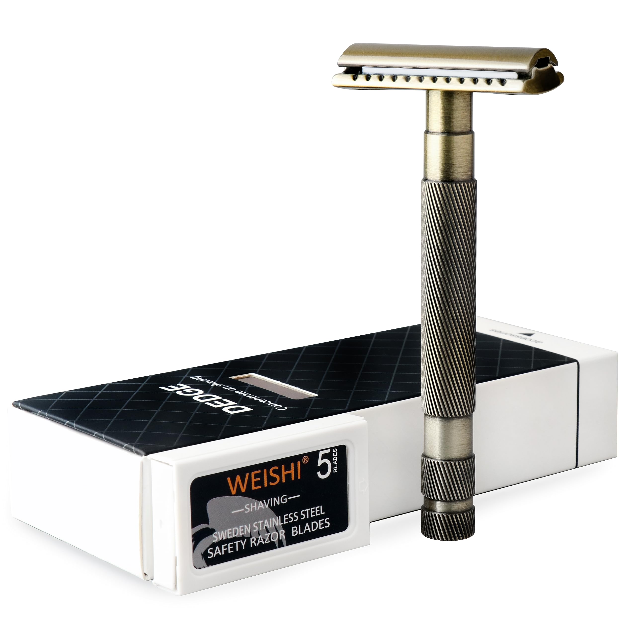 Amazon.com: DEDGE Classic Double Edge Safety Razor Single Blade